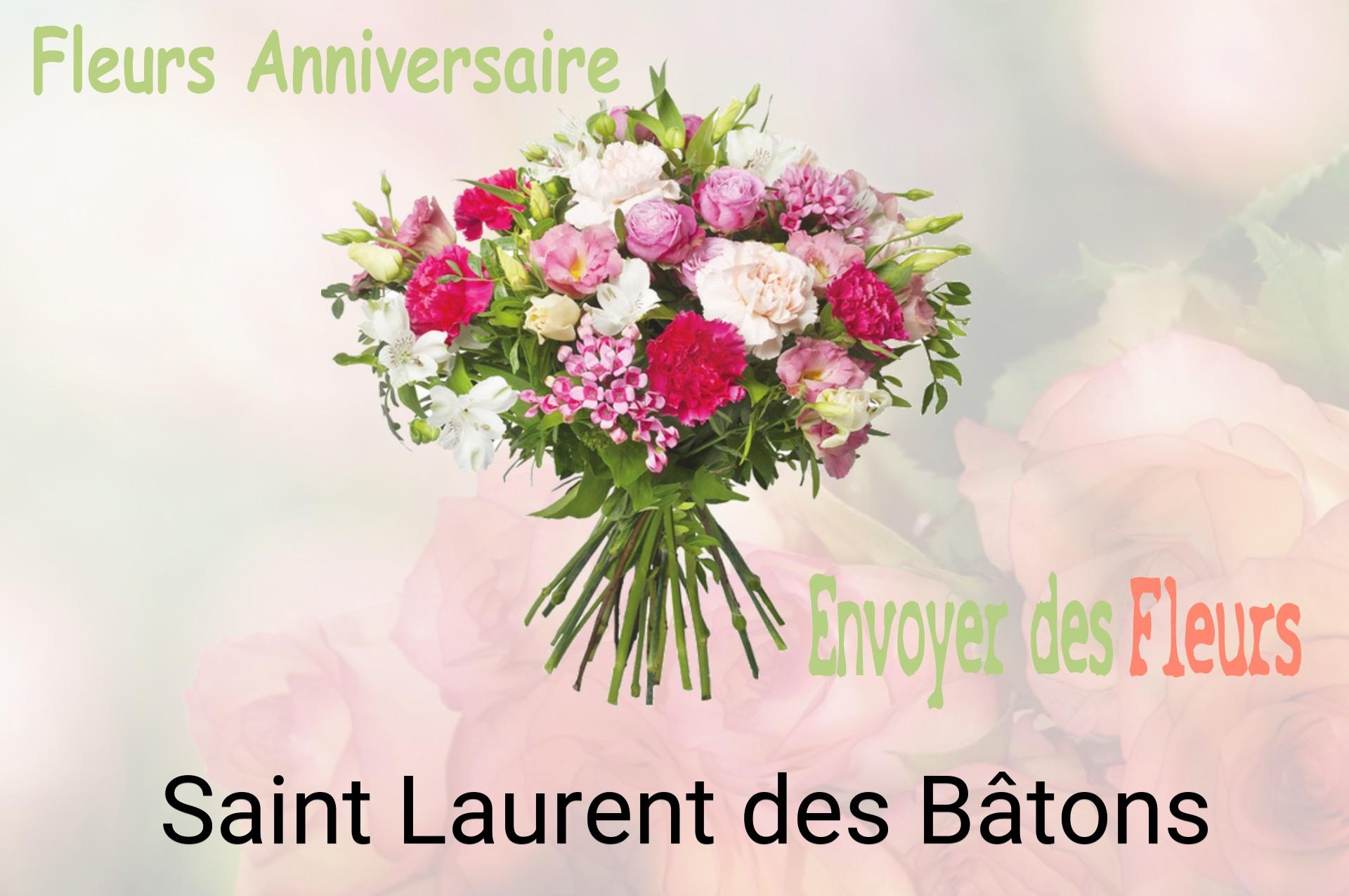 Bouquet de fleurs d’anniversaire livré à Saint-Laurent-des-Bâtons